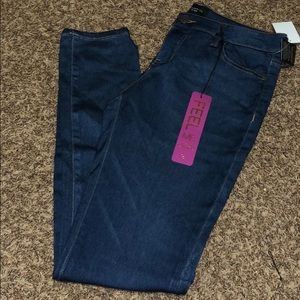 Dark denim straight leg curvy